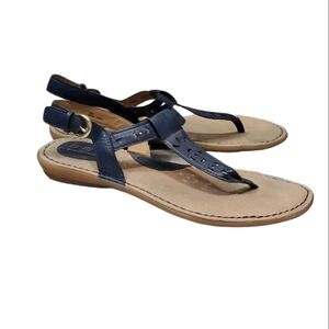 Born B.O.C Womens Comfort T Strap Sandals Flats shoes sz 10M